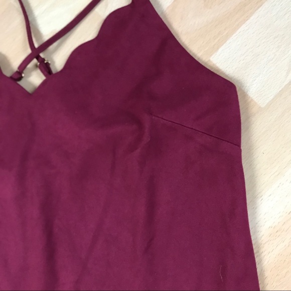 *Wine Slip Dress - Velvety Soft - Great for Anytime - Picture 4 of 6